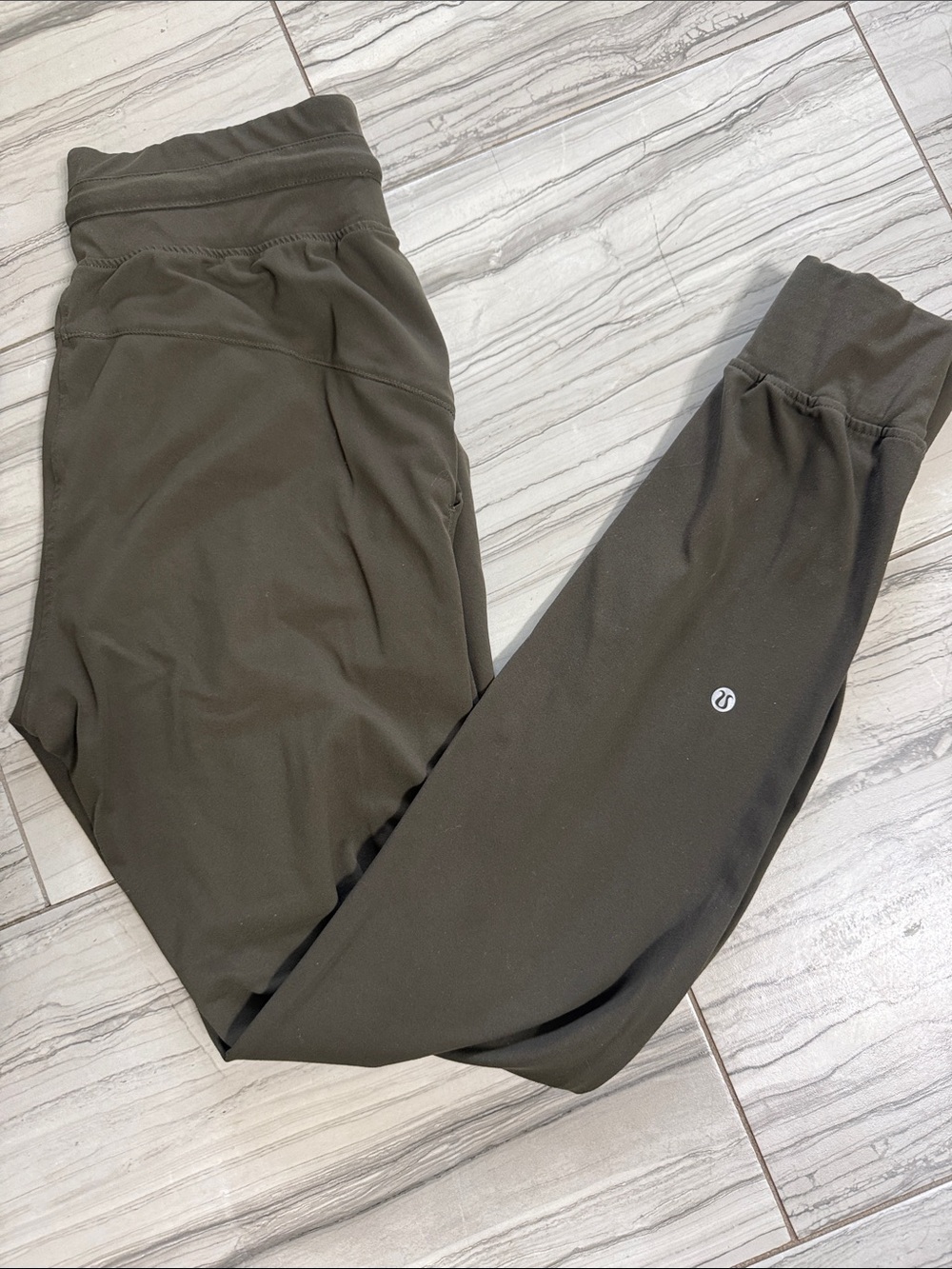 lululemon athletica Olive Green Track Joggers